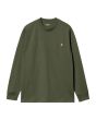 Camiseta de manga larga Carhartt WIP L/S American Script T-Shirt Tarragon para hombre