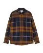 Camisa de franela Carhartt WIP Garnett LS Shirt Garnett Check Marrón para hombre