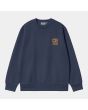 Sudadera Carhartt WIP Label State Flag Sweat Azul para hombre