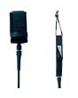 Invento para tabla de surf Deflow 8' 7 mm Leash negro posterior