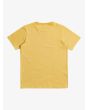 Camiseta de Manga Corta Quiksilver Like Gold para Niños 8-16 amarilla Posterior