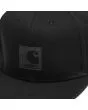 Gorra Carhartt WIP Logo Negra para hombre etiqueta