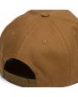 Gorra Carhartt WIP Logo marrón para hombre cierre