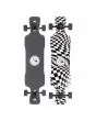 Longboard Quiksilver Check Mate  40" x 9,25" Blanco y Negro 