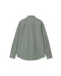Camisa de manga larga Carhartt WIP Bolton Verde Terciopelo (Garment Dyed) para hombre posterior