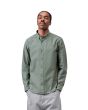 Hombre con Camisa Carhartt WIP L/S Bolton Shirt Velvet Green