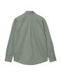 Camisa clásica de manga larga Carhartt WIP L/S Madison Shirt Park/White para hombre posterior