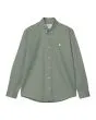 Camisa clásica de manga larga Carhartt WIP L/S Madison Shirt Park/White para hombre