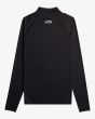 Licra de manga larga con protección solar UPF 50+ Billabong Arch negra para hombre posterior