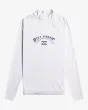 Licra de manga larga con protección solar UPF 50+ Billabong Arch blanca para hombre