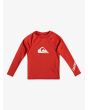 Camiseta antiabrasión de manga larga Quiksilver All Time roja para niño 
