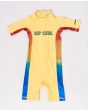 Licra de protección solar UPF 50+ Rip Curl Mumma amarilla para niños de 0 a 6 años 