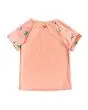 Camiseta de protección solar Roxy Salty But Sweet UPF 50+ Peach para niñas de 2 a 7 años posterior
