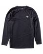 Camiseta de protección solar de manga larga Vissla Twisted Eco LS Rashguard negro jaspeado para hombre