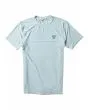 Camiseta de protección solar Vissla Twisted Eco Rashguard azul celeste para hombre