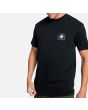 Camiseta Premium de manga corta para Hombre Hurley Findapeak negra Lateral