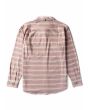 Camisa de franela Vissla Central Coast Eco LS Flannel Rosa para hombre posterior