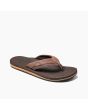 Chanclas de cuero vegano Reef Cushion Dawn marrones para hombre