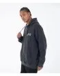 Hombre con Sudadera de capucha Hurley Wave Paradise Negra lateral