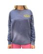 Sudadera sin capucha Mission Surf 36001 azul Unisex 