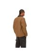 Hombre con chaqueta ligera Carhartt WIP Michigan Coat Summer Hamilton Brown-Tobacco (Rinsed) posterior
