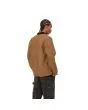 Hombre con chaqueta ligera Carhartt WIP Michigan Coat Summer Hamilton Brown-Tobacco (Rinsed) posterior