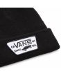 Gorro Vans Milford Negro para niño de 8 a 14 años parche