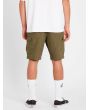 Pantalón Corto Cargo Volcom Miter Iii Cargo 20" verde militar para Hombre posterior