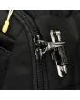Mochila con tecnología anti-robo FCS X Pacsafe Mission Day Pack 28 Litros Negra cierre de seguridad