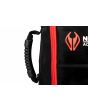 Funda acolchada con ruedas para tablas de bodyboard NMD Padded Wheelie Board Bag en color negro y rojo asa lateral 