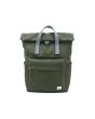 Mochila ecológica e impermeable Roka London Canfield B en color verde militar