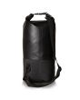 Mochila estanca Vissla 7 Seas 20L Dry Pack negra posterior