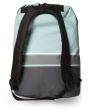 Mochila estanca Vissla 7 Seas 35L Dry Pack turquesa, gris y negra posterior