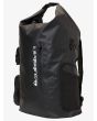 Mochila estanca grande de Surf Quiksilver Evening Sesh 35L negra lateral