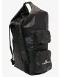 Mochila estanca grande de Surf Quiksilver Evening Sesh 35L negra posterior