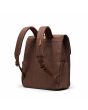 Parte posterior de la mochila Herschel City 16L marrón jaspeado con correas acolchadas ajustables