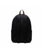 Mochila Herschel Classic XL 30L negra y gris Black Grid-Gargoyle-Sun Orange Unisex posterior
