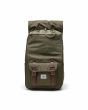 Mochila Little America Mid-Volume Backpack 21 Litros Verde Militar Unisex abierta