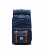 Mochila Herschel Little America Mid-Volume Backpack 21L Azul Marino Unisex abierta