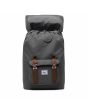 Mochila Herschel Little America Mid-Volume 17 Litros Gargoyle Unisex abierta