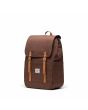 Mochila Herschel Retreat Small 17L Potting Soil Crosshatch Unisex correas marrones de hebilla y magnéticas