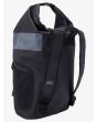 Mochila mediana para surf Quiksilver Sea Stash negra 22 Litros asas