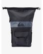 Mochila mediana para surf Quiksilver Sea Stash negra 22 Litros cierre