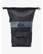 Mochila mediana para surf Quiksilver Sea Stash negra 22 Litros cierre