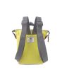 Mochila pequeña ecológica e impermeable Roka Bantry B Citrus amarilla posterior 