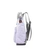 Mochila mediana ecológica e impermeable Roka Bantry B Lavanda lateral 