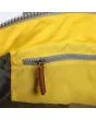 Mochila mediana impermeable Roka London Bantry B Recycled Nylon Amarillo Álamo 14 Litros Unisex interior