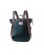 Mochila Mediana Roka Bantry B Sustainable Nylon Teal Turquesa 14 Litros posterior