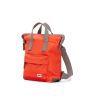 Mochila mediana ecológica e impermeable Roka Bantry B Sicilian Orange naranja lateral 