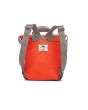 Mochila mediana ecológica e impermeable Roka Bantry B Sicilian Orange naranja posterior